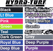 Hydro Turf Mat colors Kawasaki Jet Ski